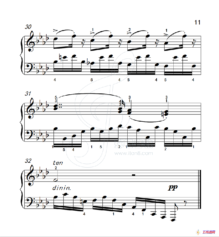 练习曲 8（克拉莫钢琴练习曲60首）