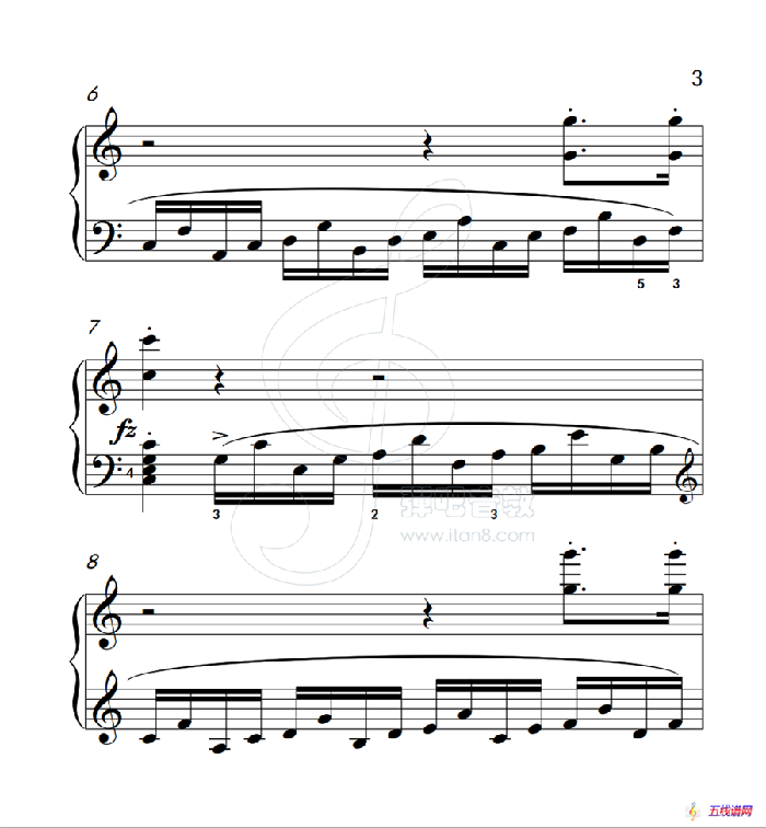 练习曲 10（克拉莫钢琴练习曲60首）
