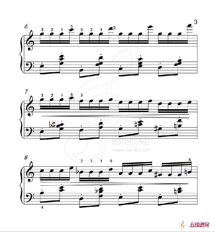 练习曲 12（克拉莫钢琴练习曲60首）