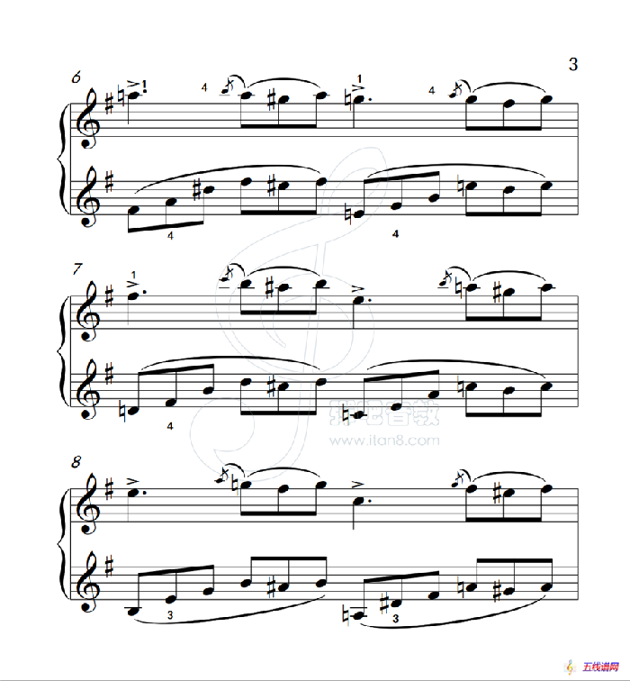 练习曲 23（克拉莫钢琴练习曲60首）