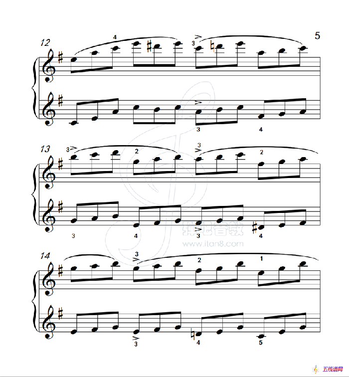 练习曲 23（克拉莫钢琴练习曲60首）