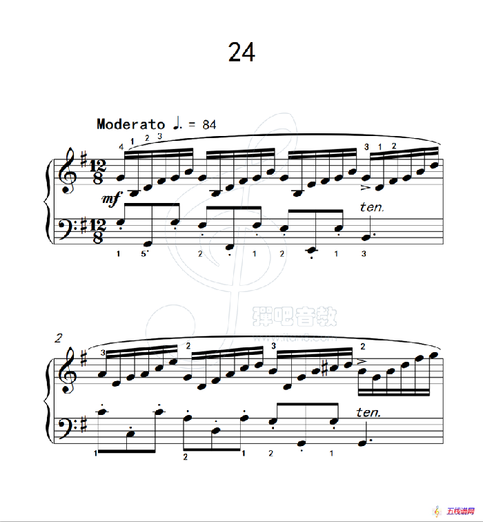 练习曲 24（克拉莫钢琴练习曲60首）