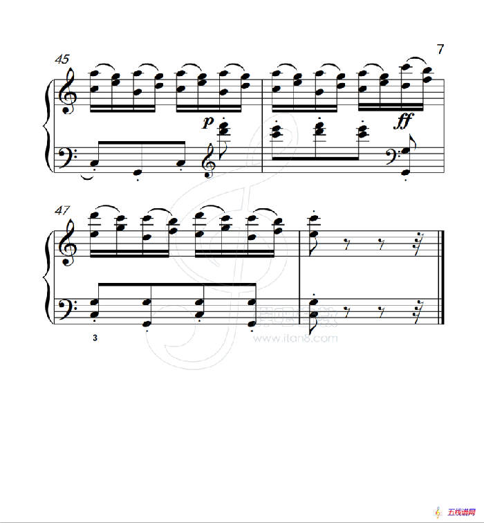 练习曲 26（克拉莫钢琴练习曲60首）