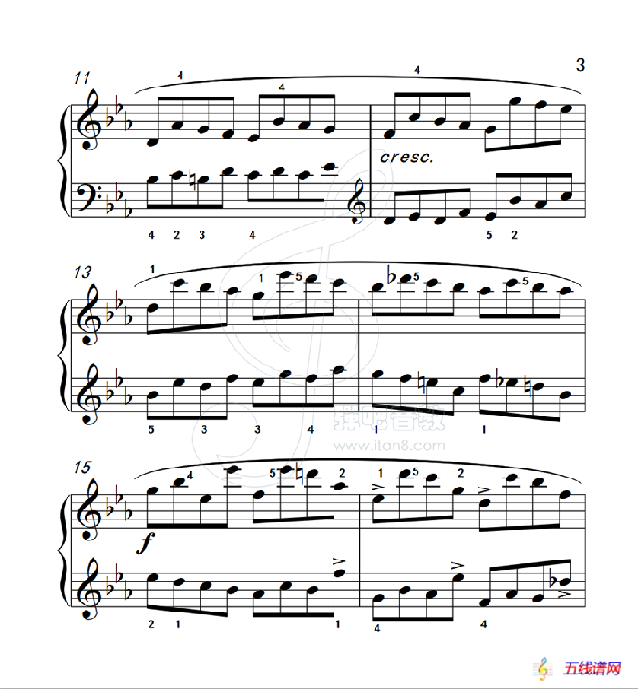 练习曲 27（克拉莫钢琴练习曲60首）
