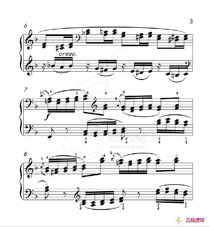 练习曲 34（克拉莫钢琴练习曲60首）