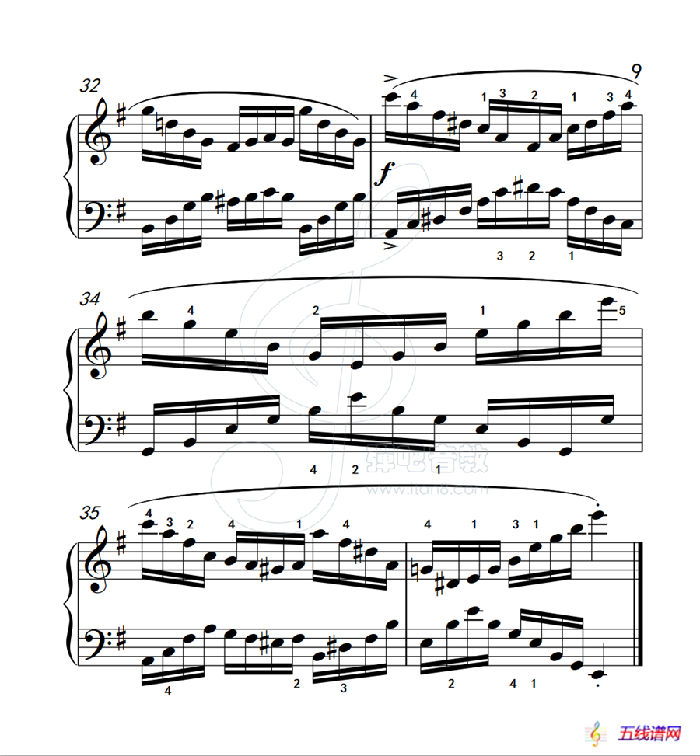 练习曲 35（克拉莫钢琴练习曲60首）