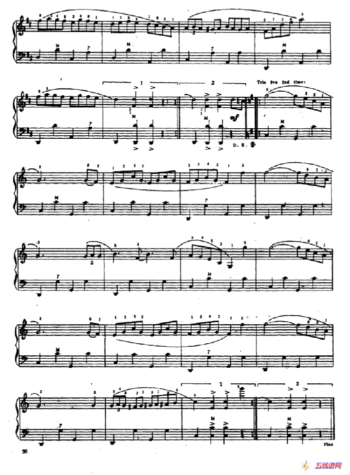 单簧管波尔卡（4个版本）