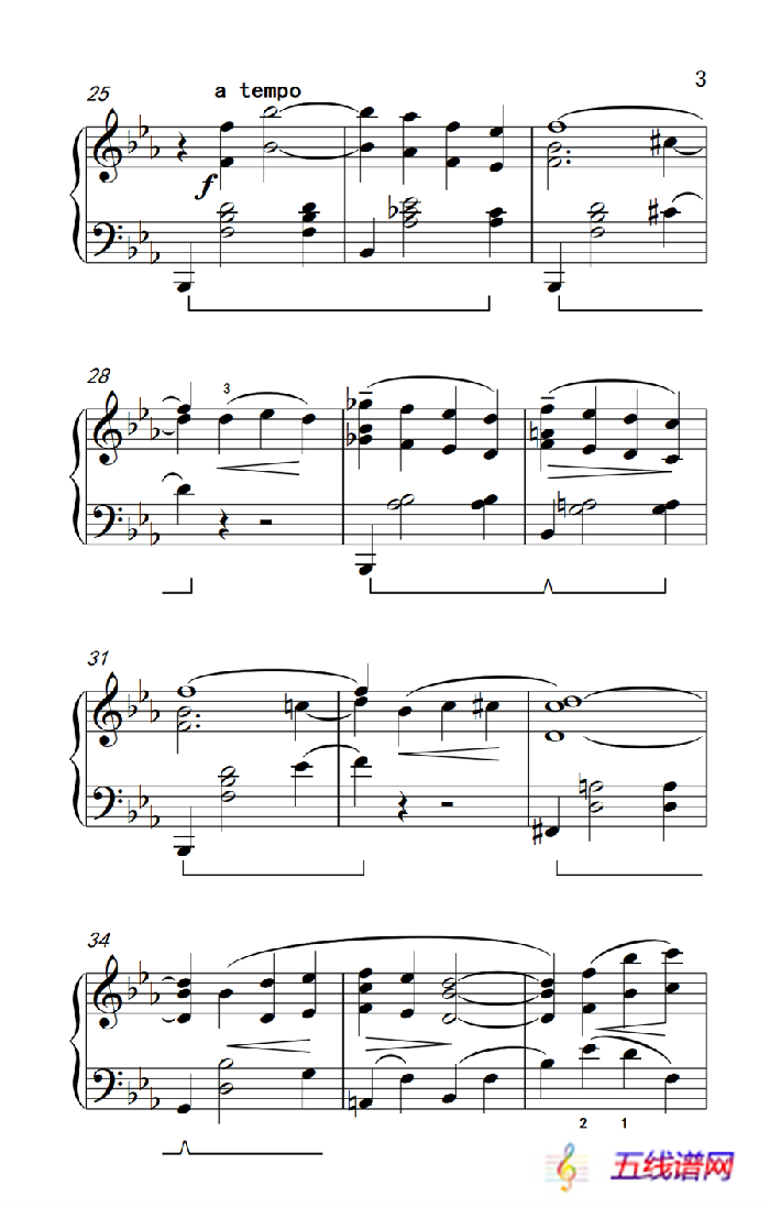 第二号协奏曲（约翰·汤普森 成人钢琴教程 第三册）