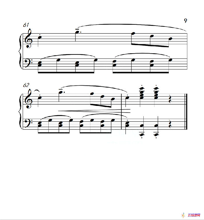 第四级B组 小奏鸣曲（中国音乐学院钢琴考级作品1~6级）