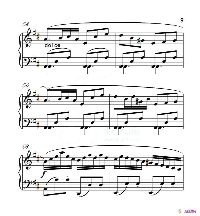 第五级B组 回旋曲（中国音乐学院钢琴考级作品1~6级）