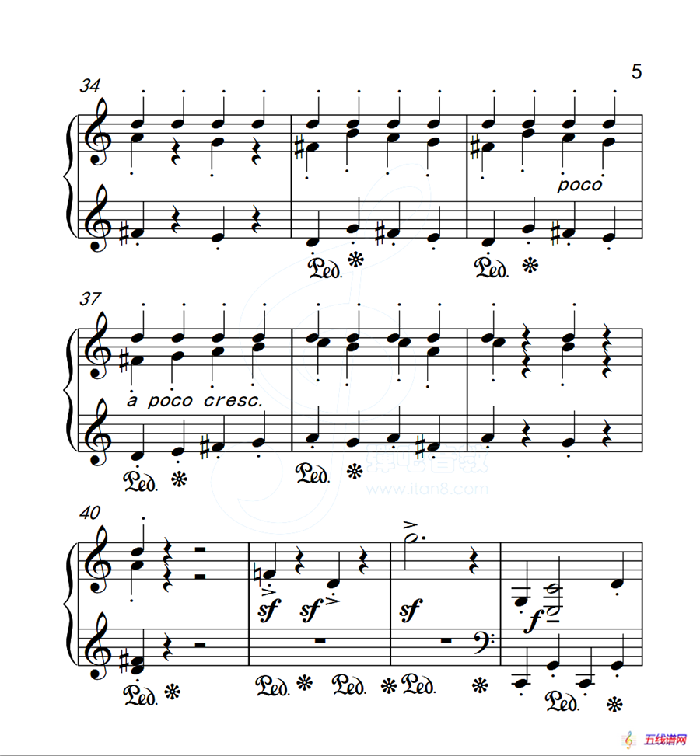 第五级 木偶游行（中国音乐学院钢琴考级作品1~6级）