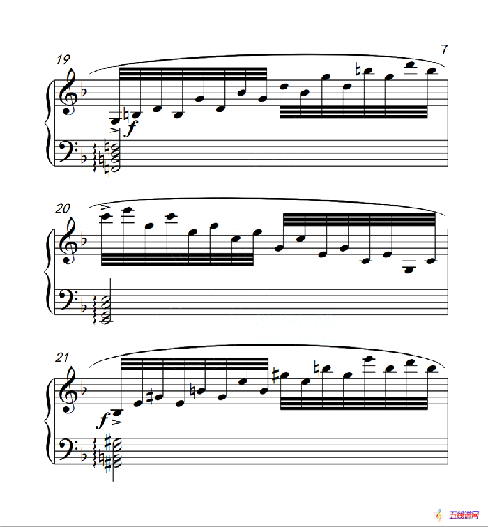 第六级 练习曲（中国音乐学院钢琴考级作品1~6级）