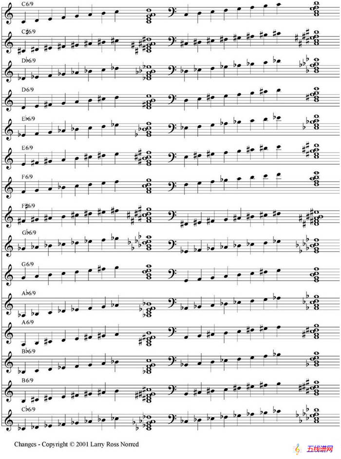Changes（爵士乐和弦教材）（P1-20）