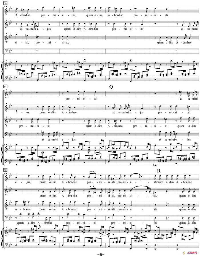 N°8 Domine Jesu（萨克斯四重奏+钢琴伴奏）