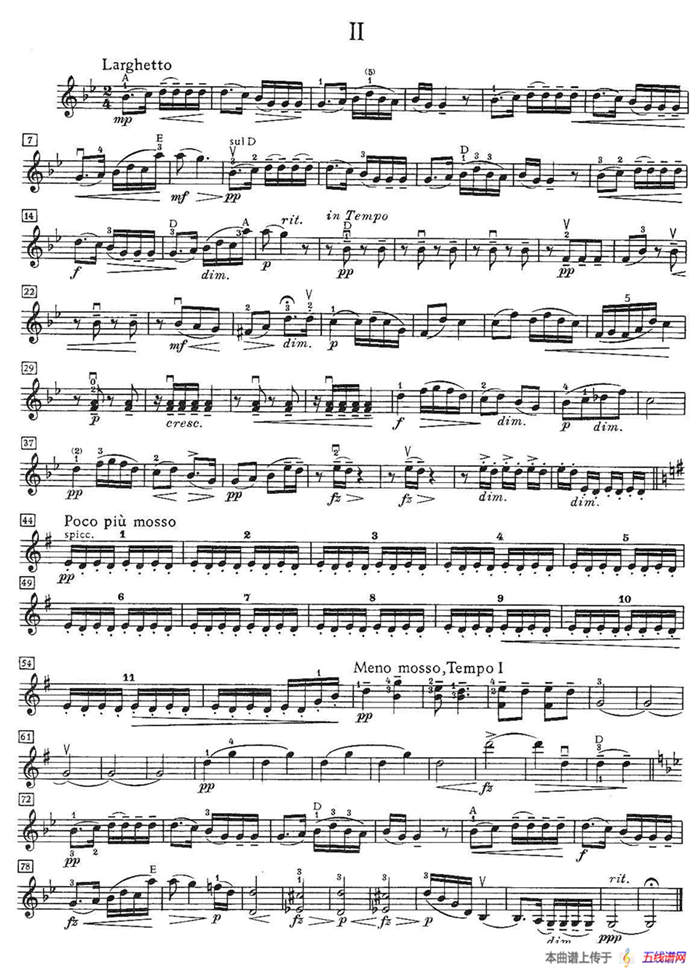 G大调小提琴小奏鸣曲 作品100（Sonatina G Major op.100）