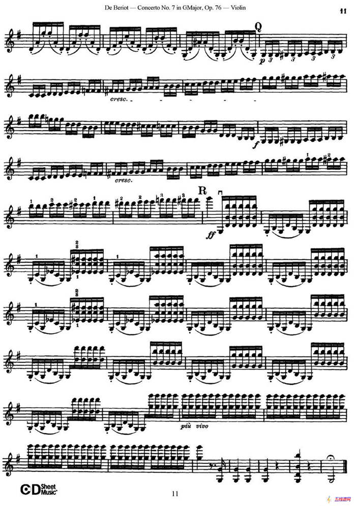 G大调第七协奏曲（Concerto No.7 in G Major）Op.76
