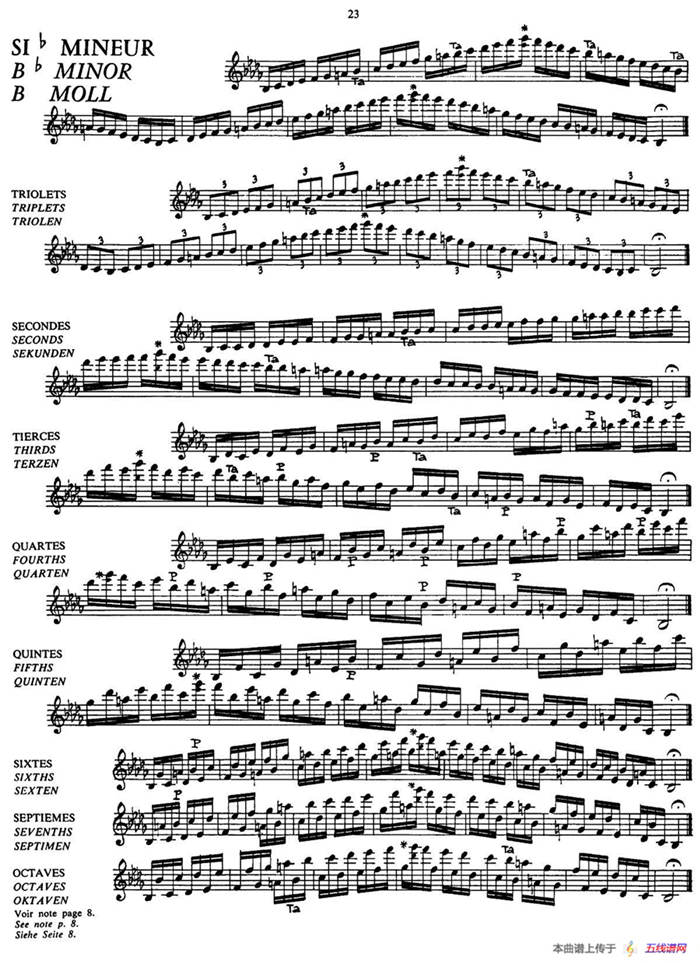 五线谱音阶练习（P23——27）