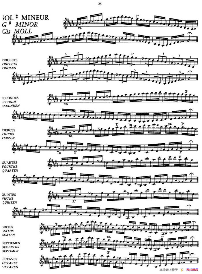 五线谱音阶练习（P23——27）