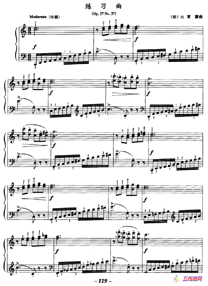 练习曲（Op.37No.37）