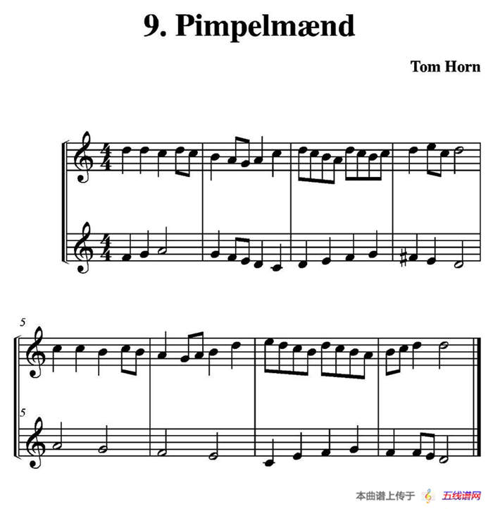 Pimpelmand（简易二重奏）