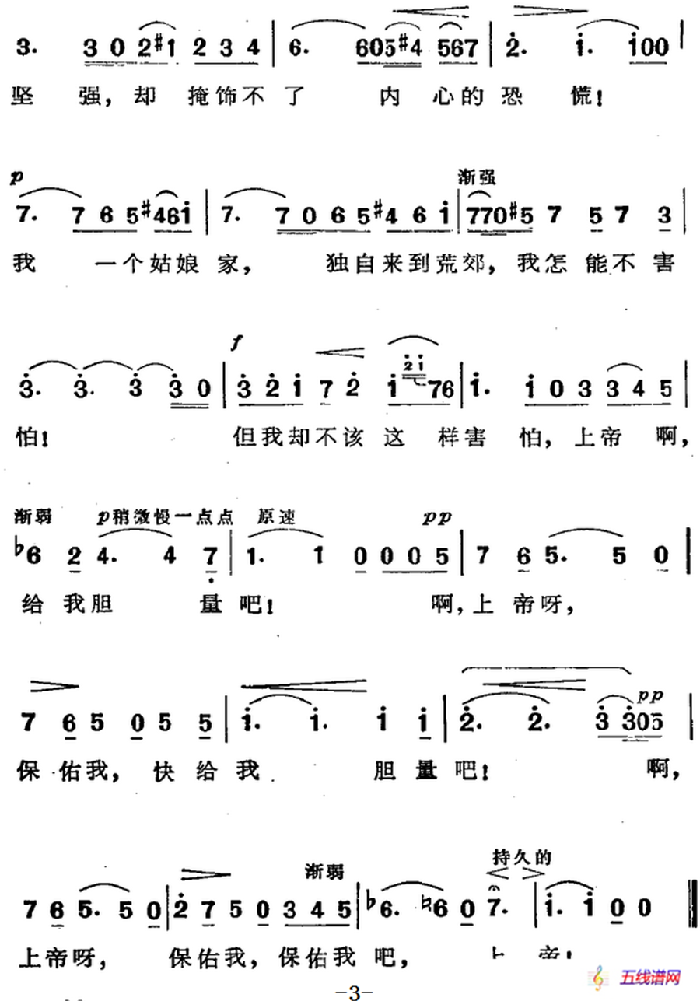 米卡埃拉咏叹调（选自歌剧《卡门》第三幕第四场）