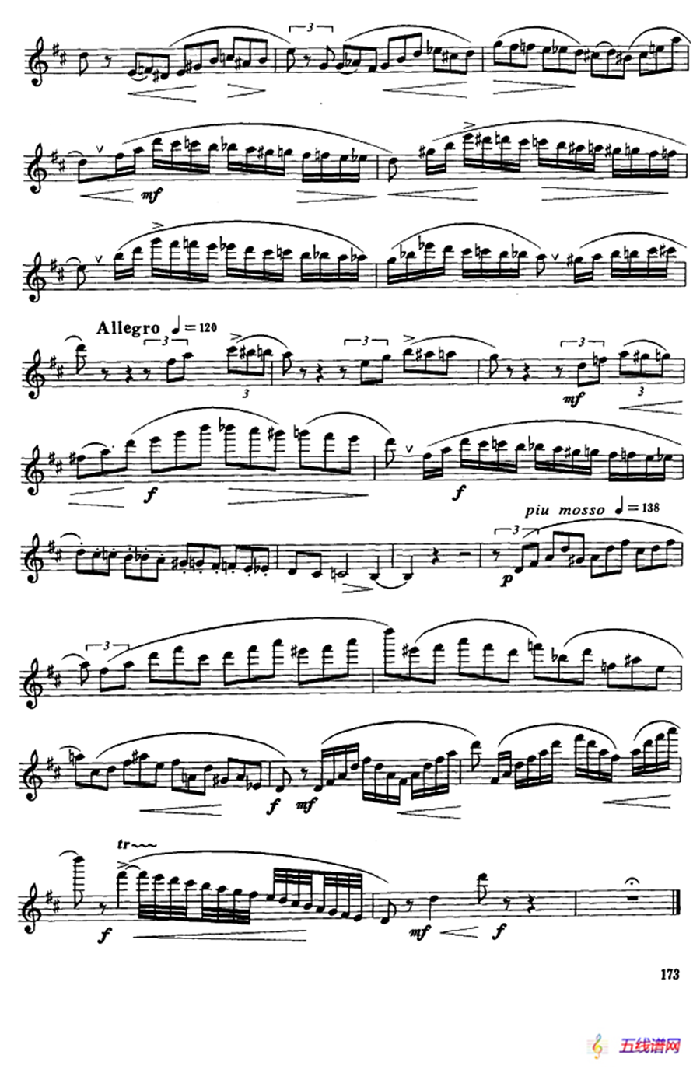 Glazunov Op.109（格拉组诺夫协奏曲Op.109）（中音萨克斯分谱）