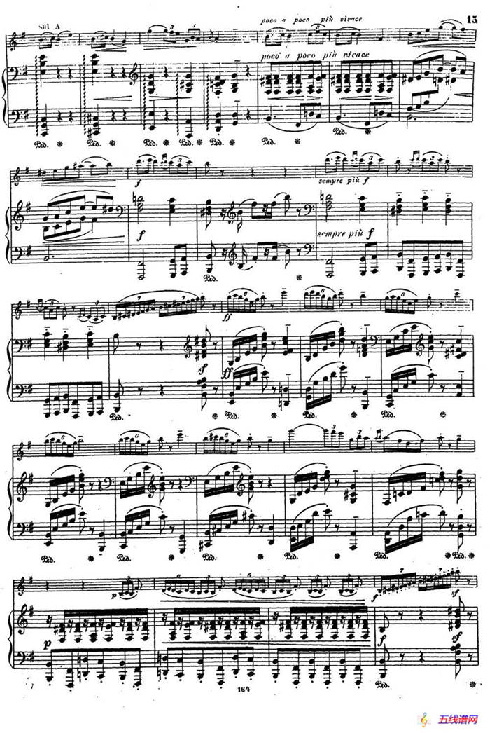 VIOLIN SONATA No.2 in G major（G大调第二小提琴奏鸣曲）（Ⅱ）（小提琴+钢琴伴奏）