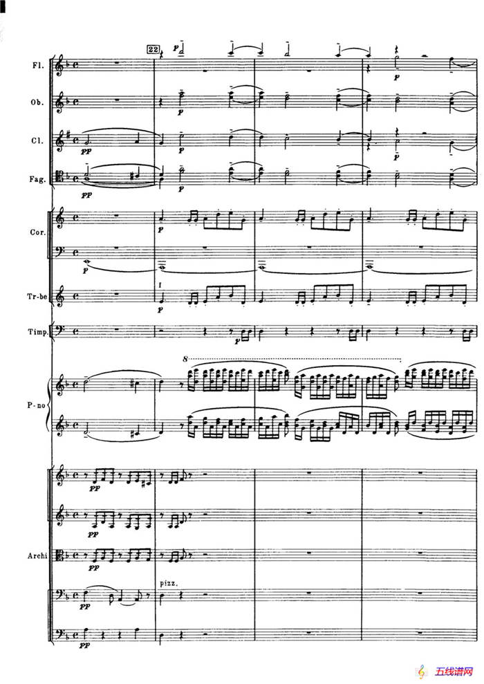 拉赫玛尼诺夫第三钢琴协奏曲总谱完整版（P41—60）