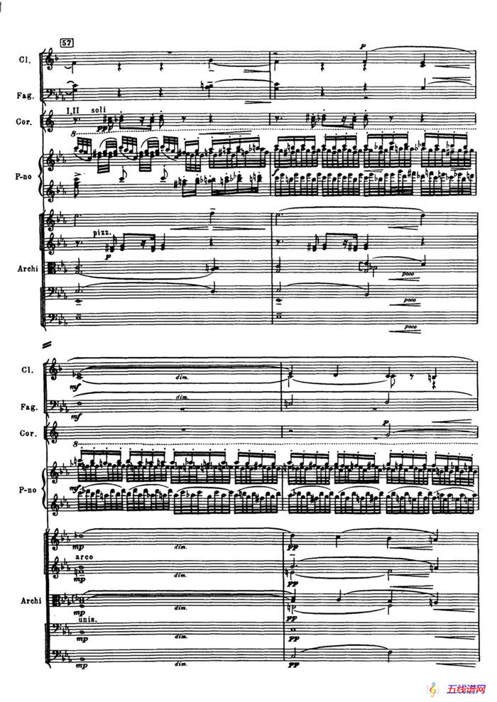 拉赫玛尼诺夫第三钢琴协奏曲总谱完整版（P81—100）