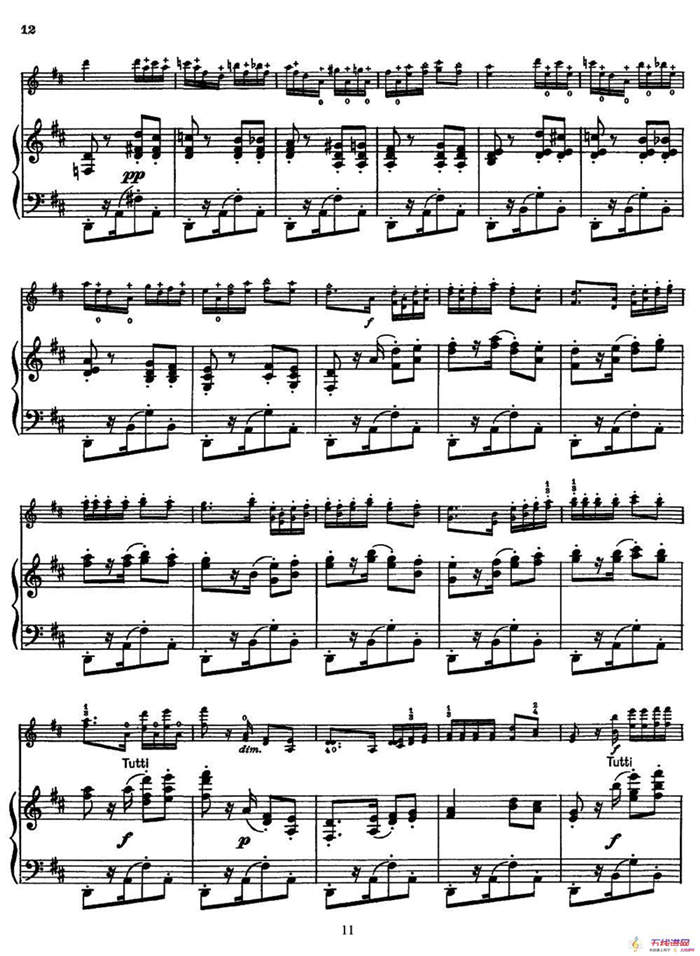 Carmen Concert Fantast Op.25（Ⅰ）（小提琴+钢琴伴奏）