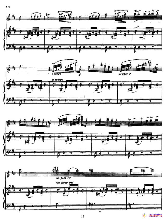 Carmen Concert Fantast Op.25（Ⅲ）（小提琴+钢琴伴奏）
