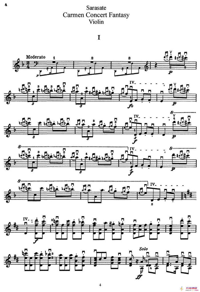 Carmen Concert Fantast Op.25（Ⅰ）