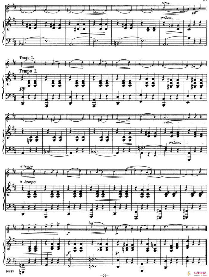 25首小提琴曲合集：Walzer.（Waltz.）（HANS SITT. Op.26No.6）（小提琴+钢琴伴奏）