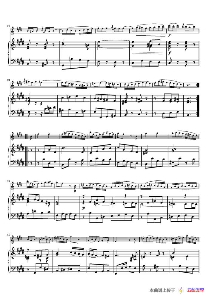 Allegro（BWV1035 ）