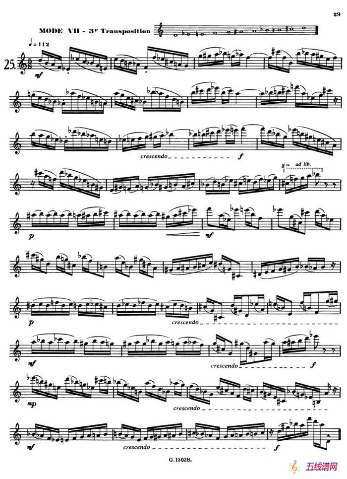 拉库尔萨克斯管练习曲28首（21—28）