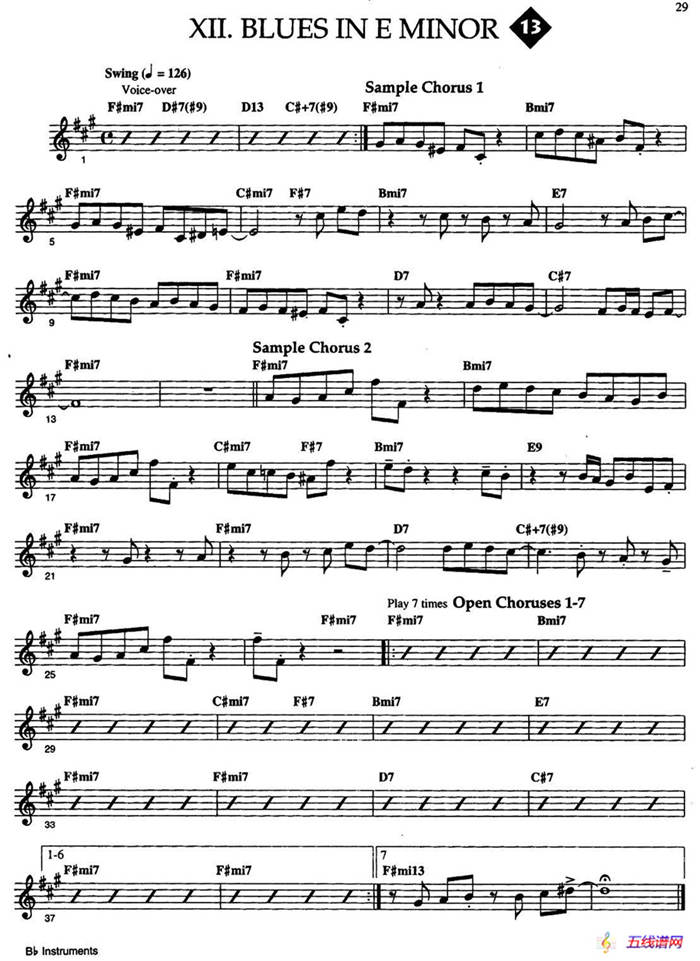 Jazz Patterns For Improvisation Bb - Frank Mantooth（13）