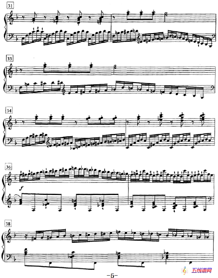钢琴教程第七级 练习曲（Op.72 No.6）