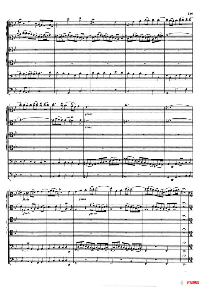 Brandenburg Concerto No.6 in B-flat Major（勃兰登堡协奏曲第六号）