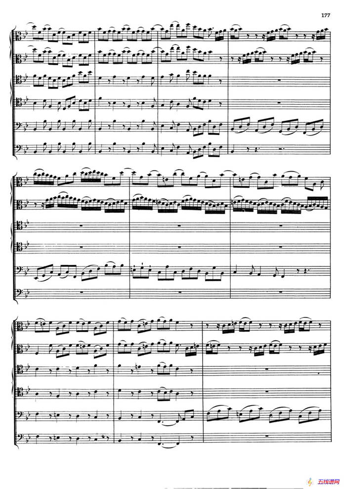 Brandenburg Concerto No.6 in B-flat Major（勃兰登堡协奏曲第六号）