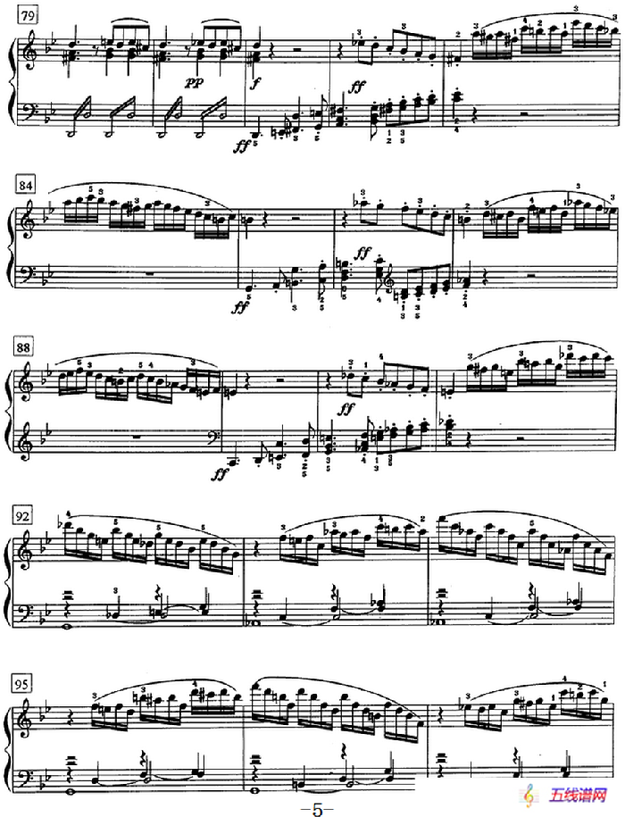 钢琴教程第七级 大型乐曲（降B大调奏鸣曲 Op.22 第一乐章）