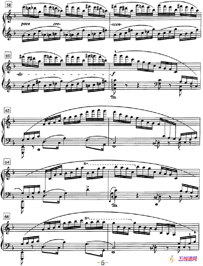 钢琴教程第八级 练习曲（Op.10 No.8）