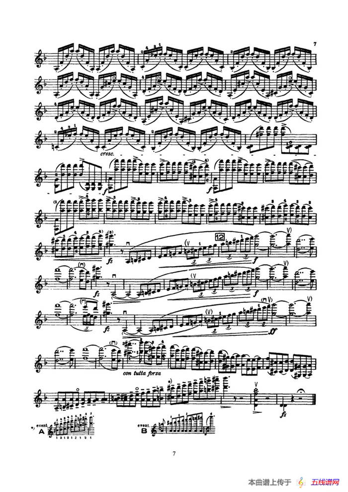 Concerto in D Minor Op.47（小提琴分谱）