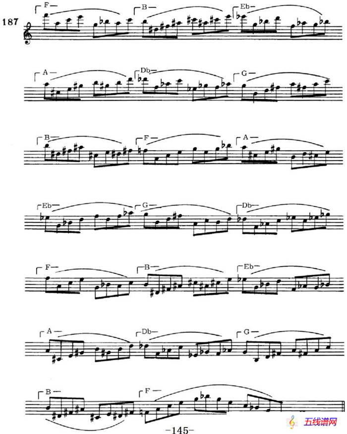 萨克斯演奏教程第六节（六音和弦-移调变奏）