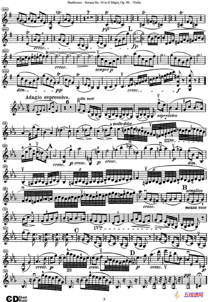 Violin Sonata No.10 in G Major Op.96