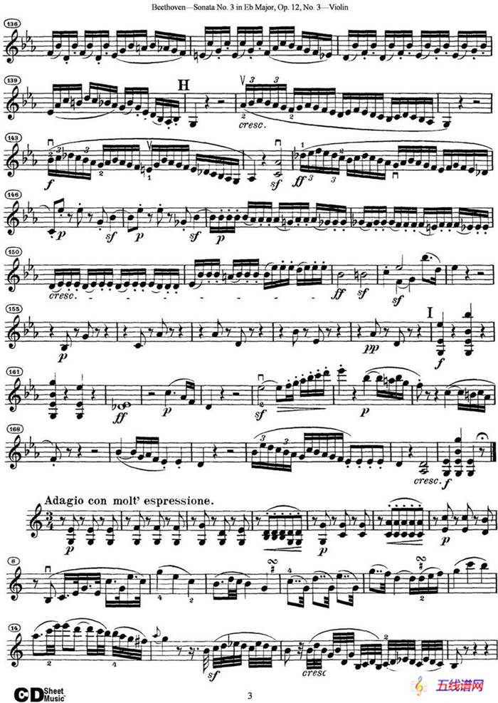 Violin Sonata No.3 in Eb Major Op.12 No.3