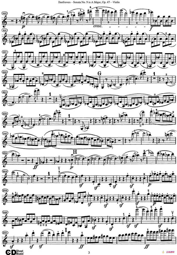 Violin Sonata No.9 in A Major Op.47