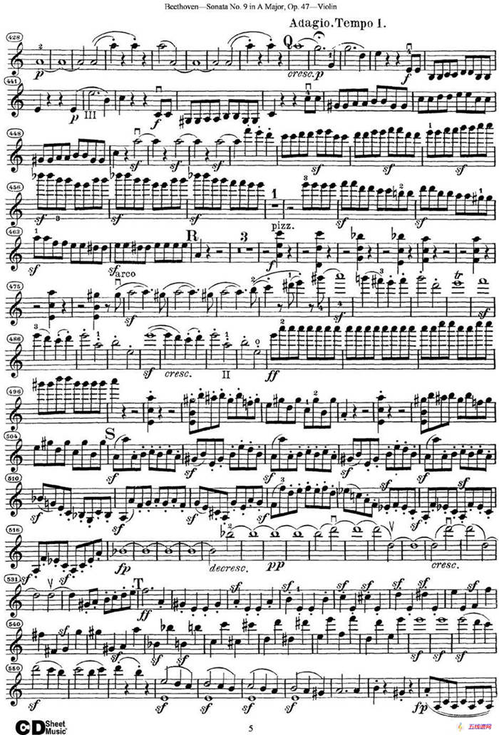 Violin Sonata No.9 in A Major Op.47