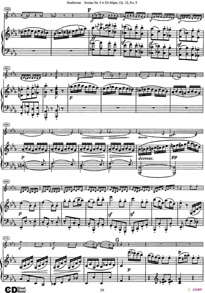 Violin Sonata No.3 in Eb Major Op.12 No.3（小提琴+鋼琴伴奏）