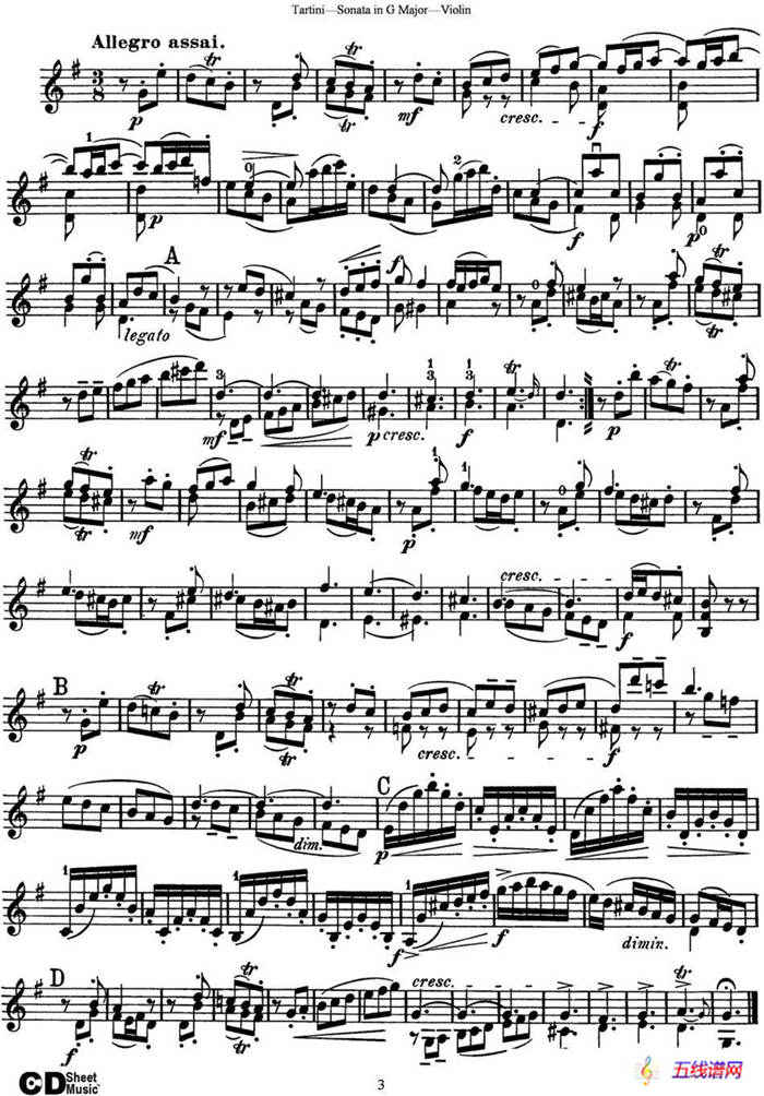 Violin Sonata in G Major