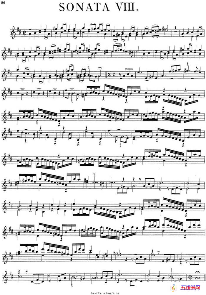 Biber Violin Sonata VIII